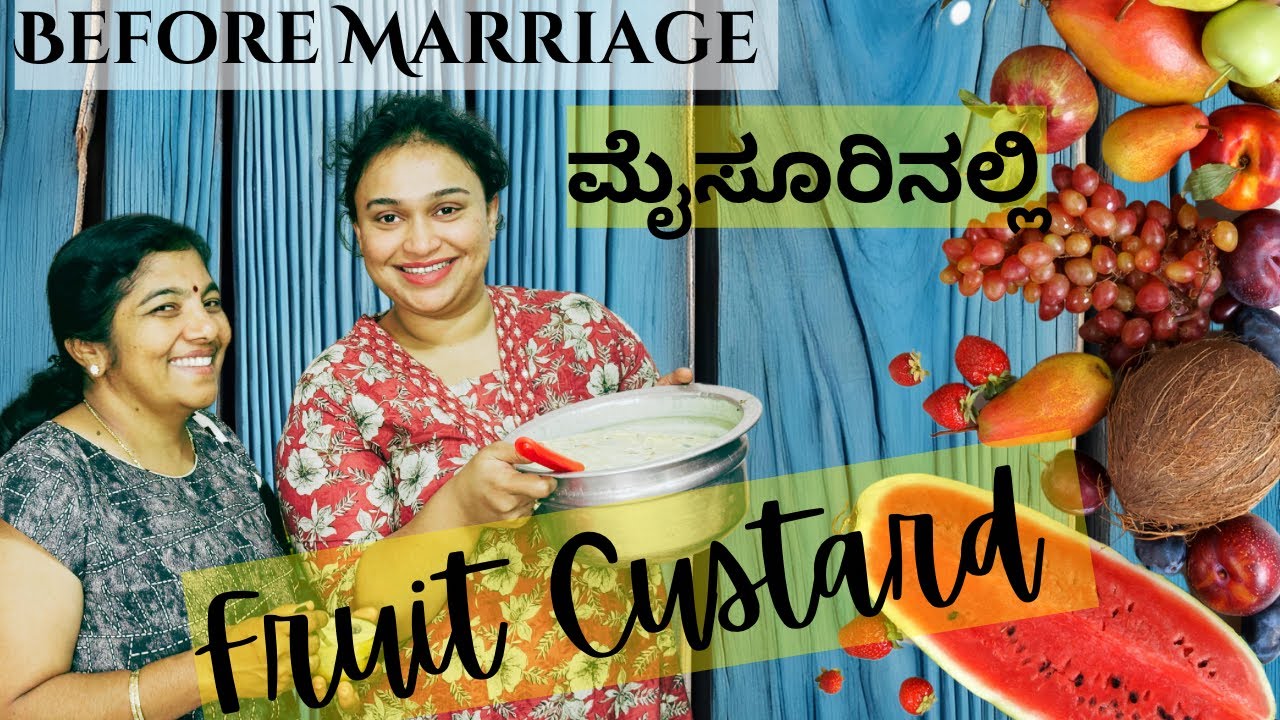 ಚಿಕ್ಕಮ್ಮ ನಿಗೆ FRUIT CUSTARD  ಇಷ್ಟ 😋 | FRUIT SALAD / CUSTARD RECIPE #shettypriyankka