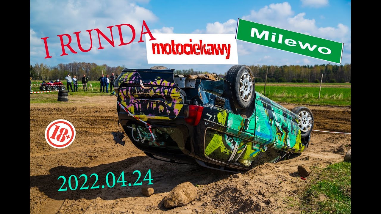 Wrak Race Milewo I runda 2022 MOTOCIEKAWY najlepsze akcje dnia