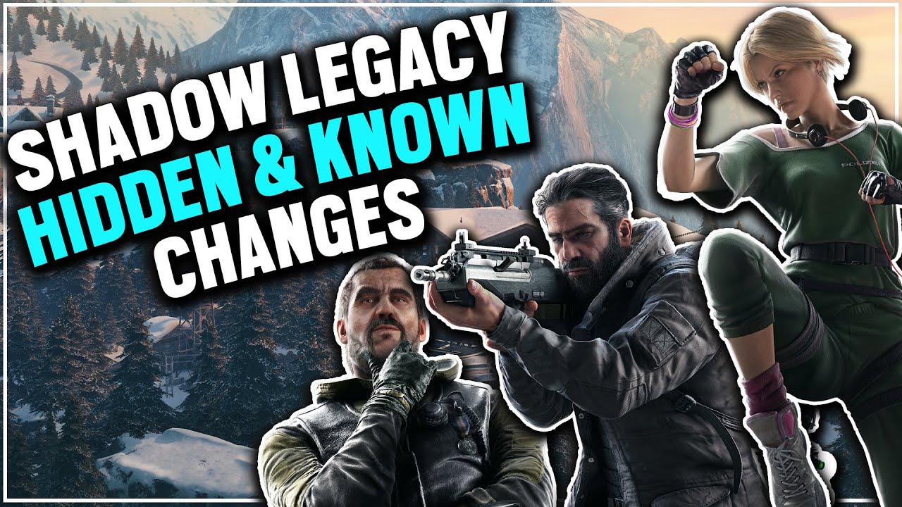 Hidden And Known Changes coming in Operation Shadow Legacy - Rainbow Six Siege