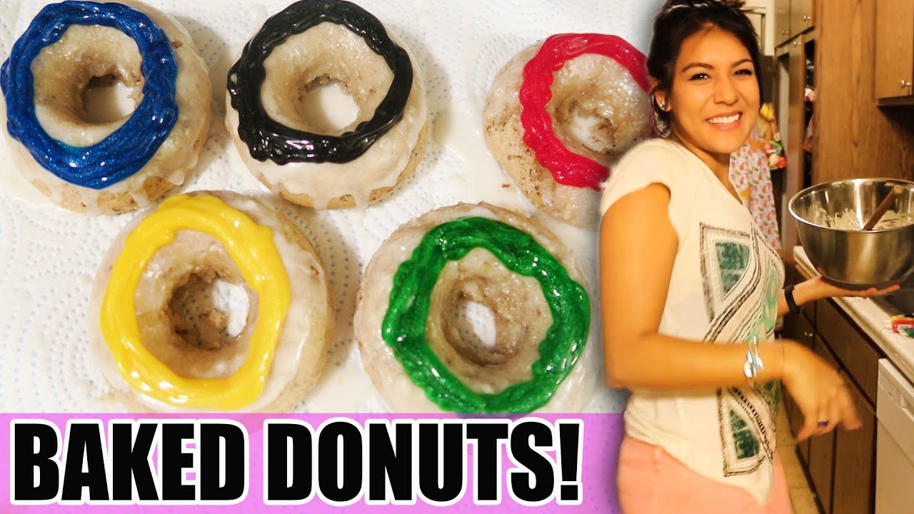 OLYMPICS INSPIRED VEGAN BAKED DONUTS! 🍩  #TastyTuesday