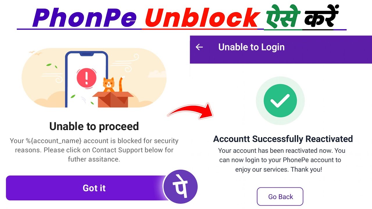 unable to proceed your Phonepe account has been blocked | Unable to Proceed fixed with phonePe 2026