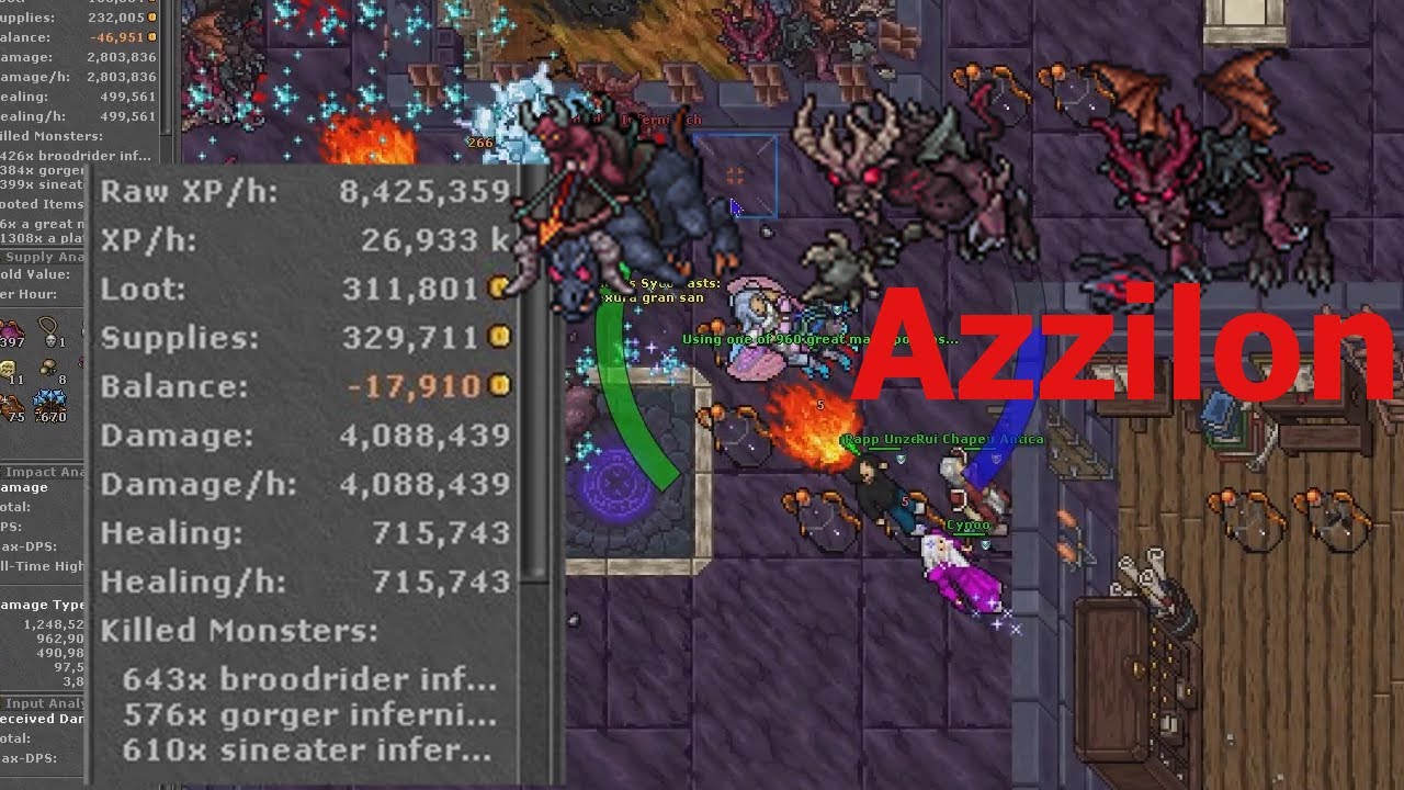 Azzilon Castle ~ 4VOC POV 506RP ~ 505EK 558ED 506MS ~ 8kk raw xp/h