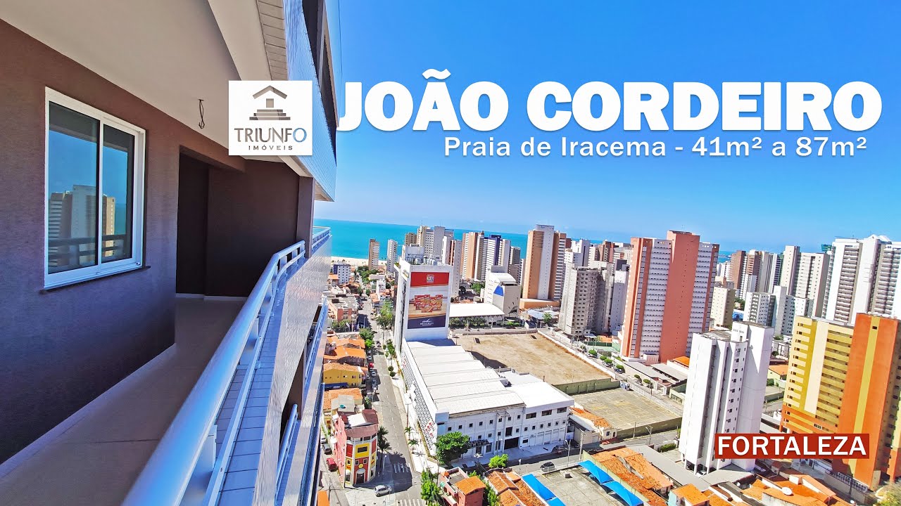 Apto em Fortaleza - João Cordeiro - Praia de Iracema - 41m² a 87m²