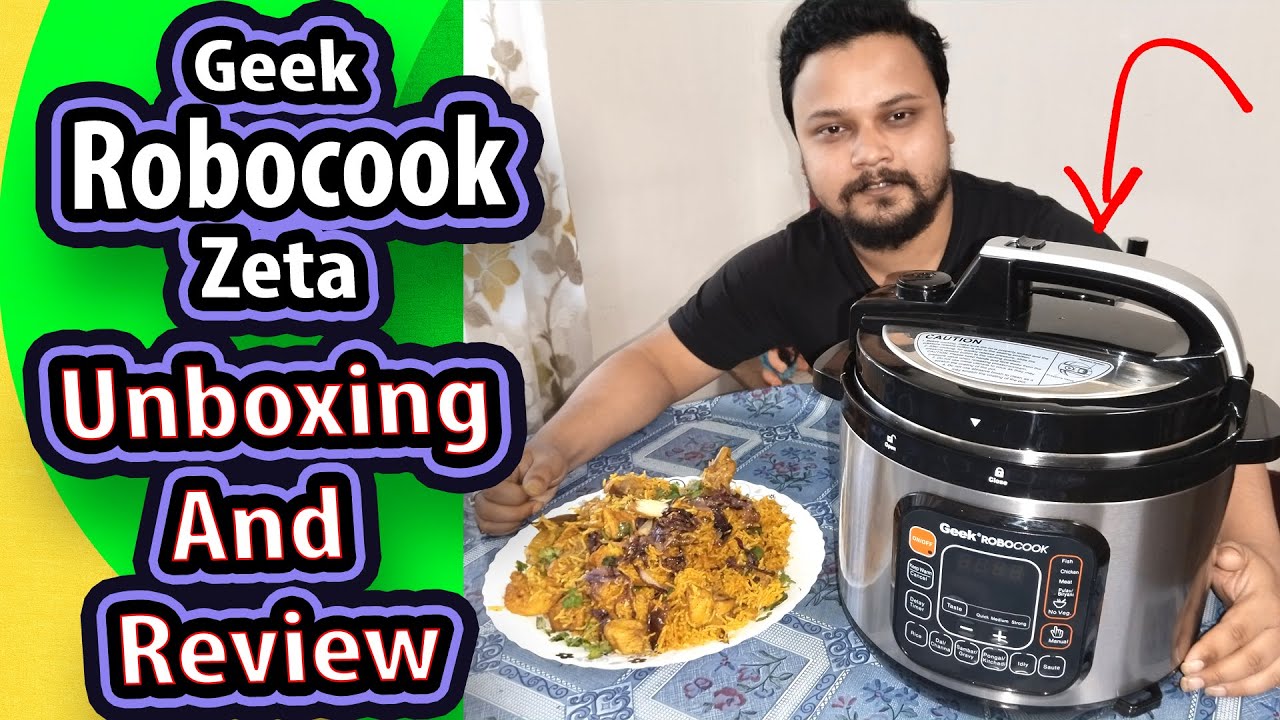 Geek Robocook Automatic Electric Pressure Cooker Unboxing [2022]