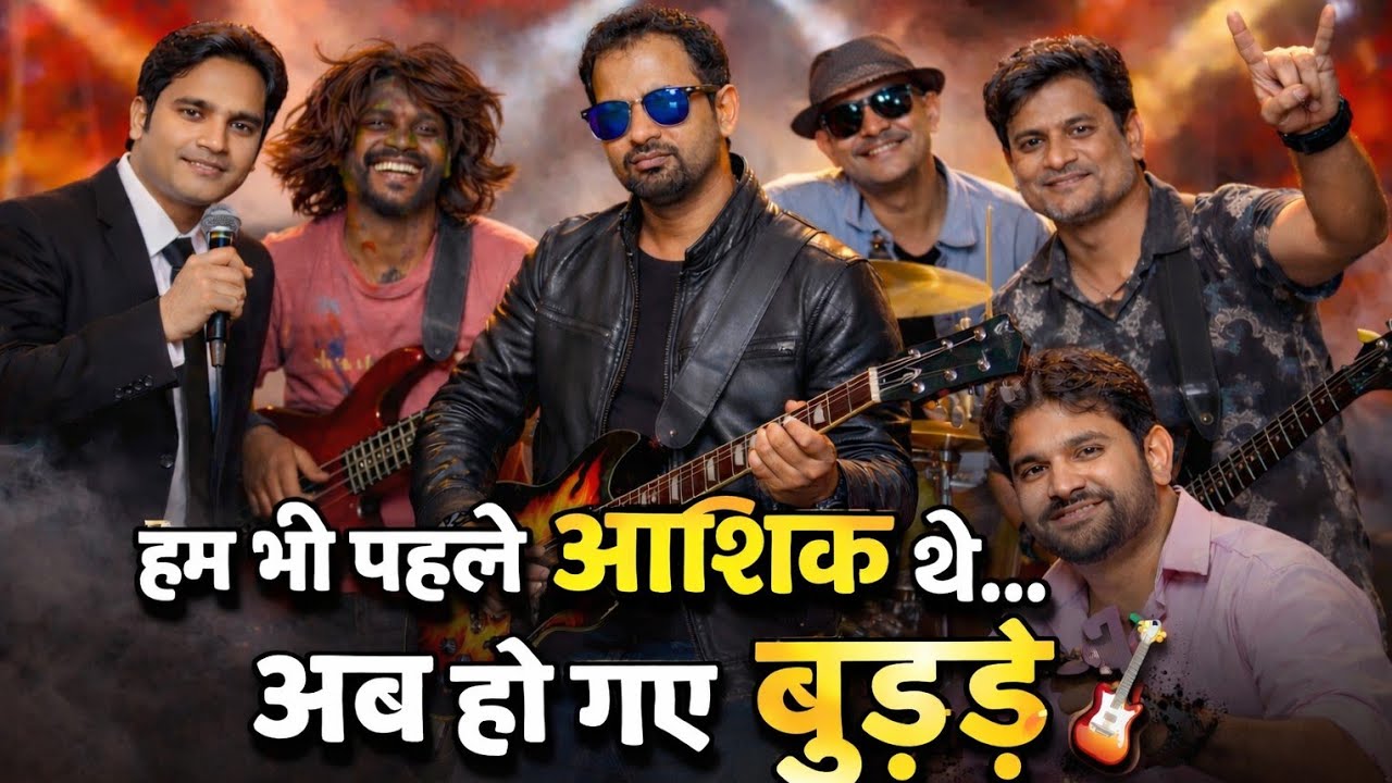 हम भी पहले आशिक़ थे 😎 अब हो गए बुड्ढ़े | Desi Rock Song