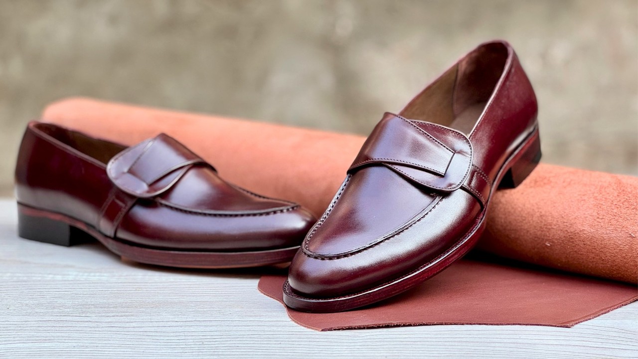 Crafting Traditional Loafers from Calf Leather | Handmade Shoemaking Tutorial