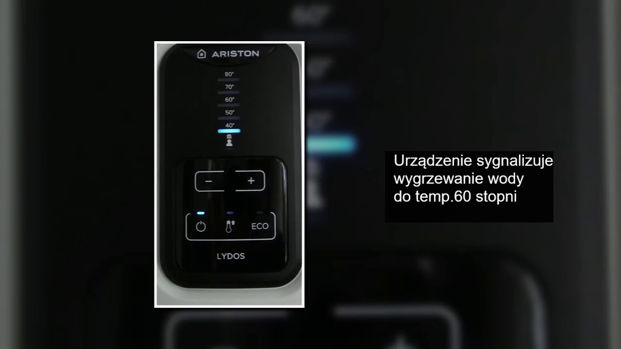 Lydos - wyłączenie/włączenie funkcji antylegionella.