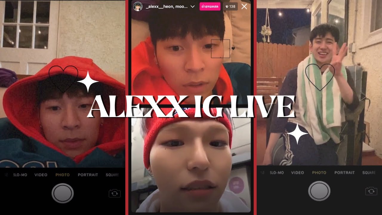230210 원밀리언 알렉스랑 인스타 라방 with YGX 무드독 , 유메키 💜