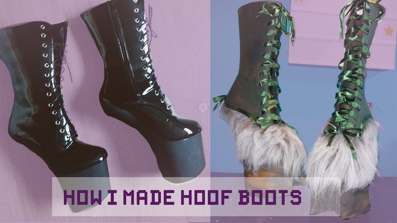 How I made my hoof boots | Faun cosplay part 1