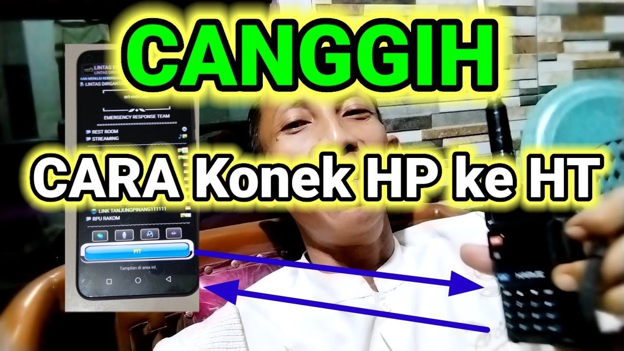 Cara Koneksi HP ke HT
