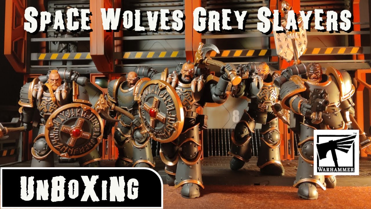 Unboxing - Space Wolves Grey Slayers, Warhammer 30.000 Horus Heresy - Joytoy