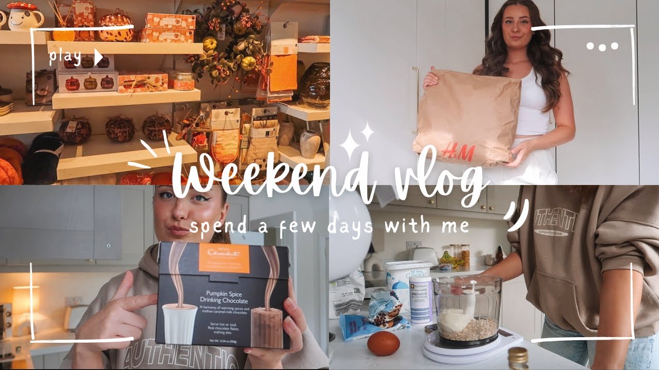 SPEND A FEW DAYS WITH ME- H&M HAUL, NEXT NEW IN AUTUMN DECOR & CHILLED CHATTY CATCH UPS AT HOME