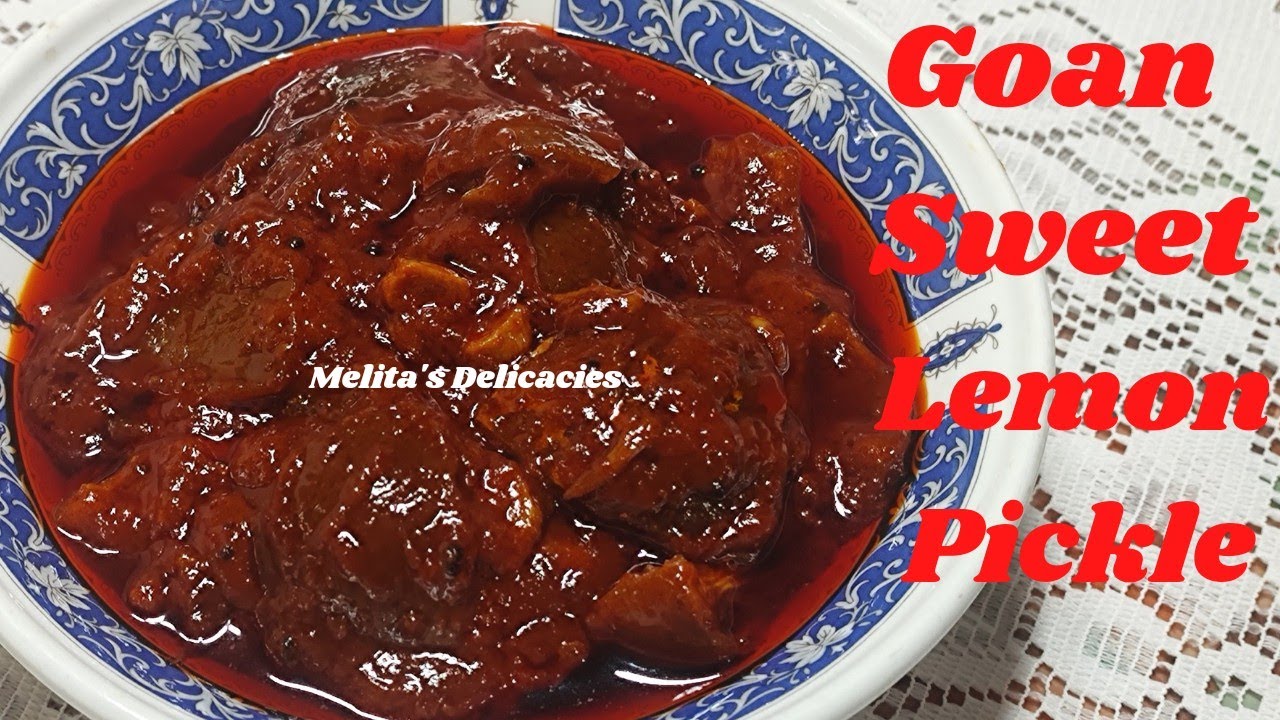 Goan Sweet Lemon pickle Recipe#GoanRecipie|Nimbu ka Achar| How to mak sweet Lemon pickle#Lemonpickle