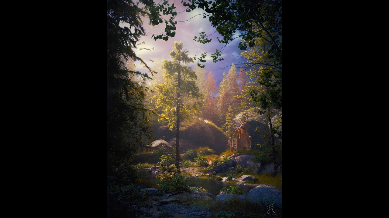 How to create a natural environment with Cinema 4D and Octane