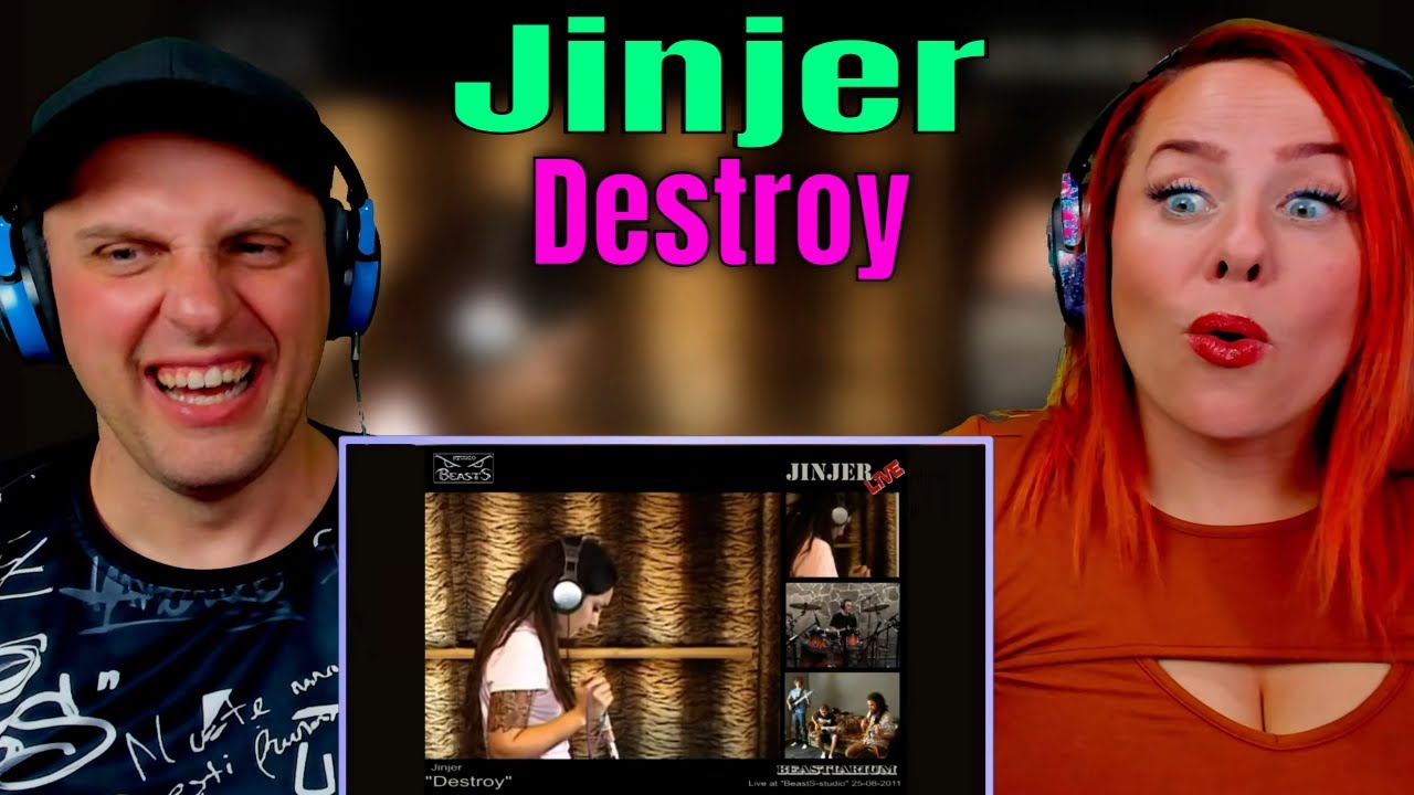 Jinjer - Destroy (Live BEASTIARIUM) THE WOLF HUNTERZ REACTIONS