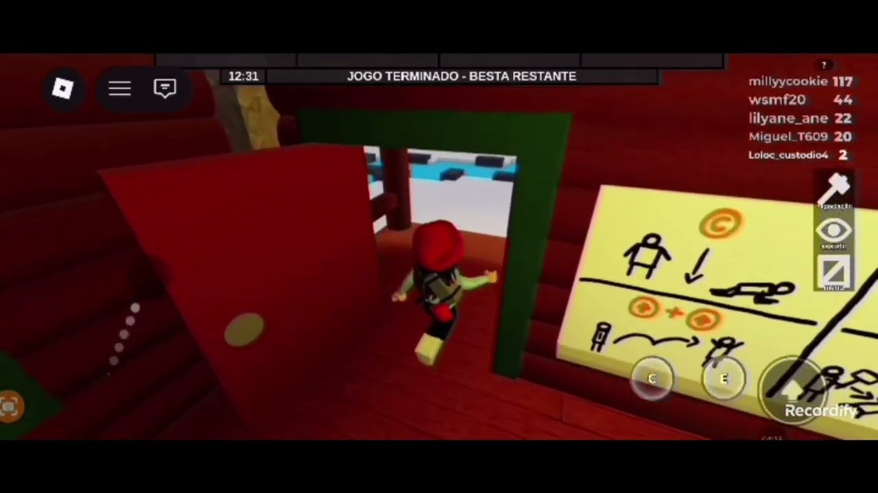 Jogando fuja da instalação @TurminhadaDoci 