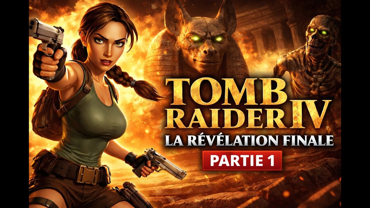 LIVE – Tomb Raider 4 : The Last Revelation (FR) On replonge en Égypte ! 🏺Partie 2
