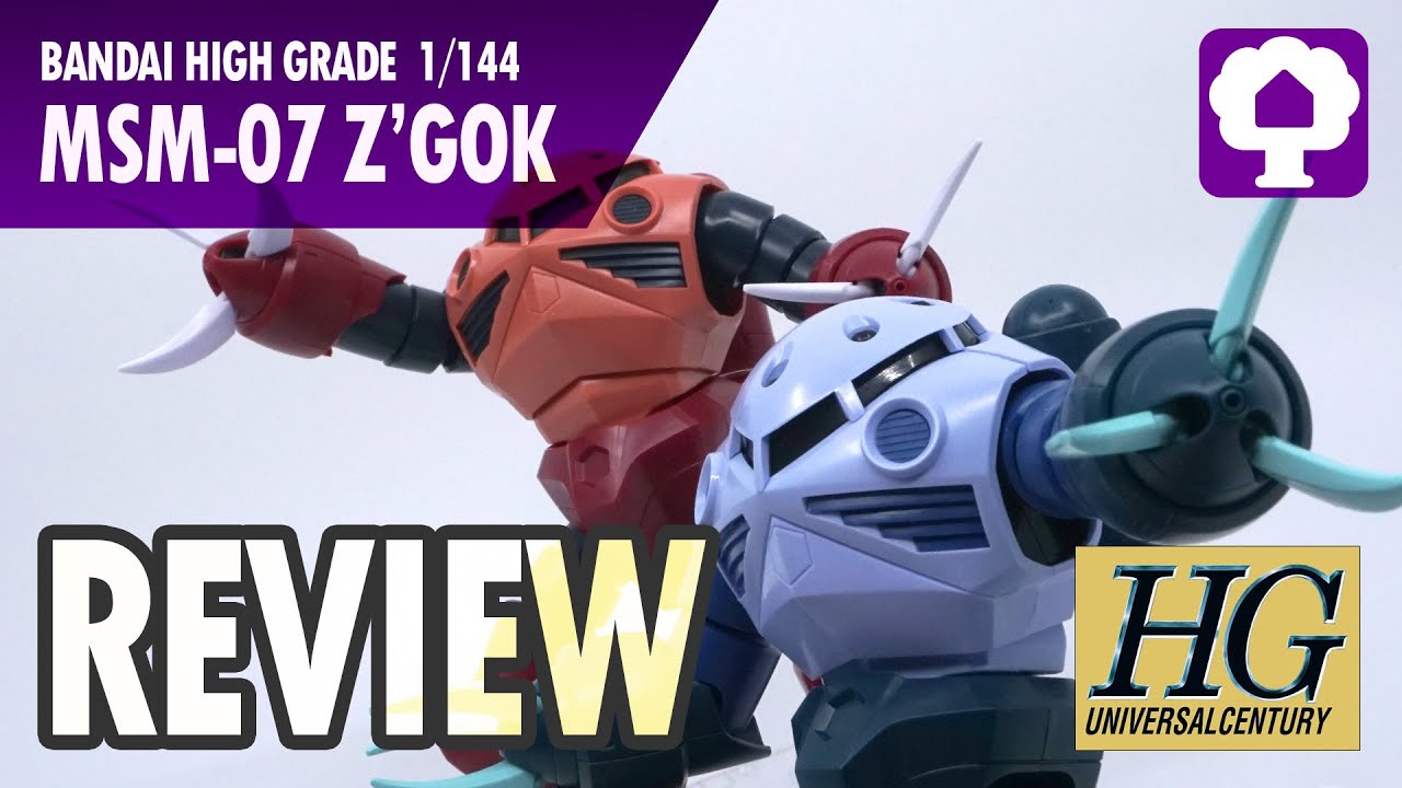 Обзор HGUC 1/144 Z'Gok — Hobby Clubhouse | 0079 One Year War Zeon Gunpla and Gundam Model