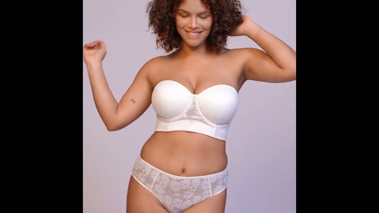 Daisy Strapless Longline Full Coverage Underwire Bra 