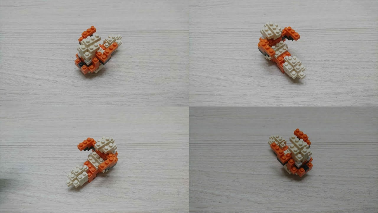 nanoblock Mini Pok&eacute;mon Booster/Flareon Time Lapse