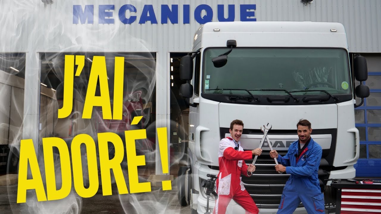 Une journée dans un garage avec un mécanicien Poids Lourd