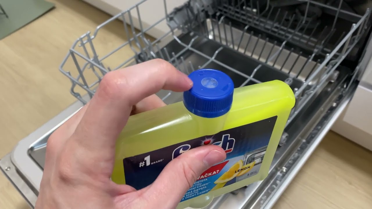 How to Set Up Machine Care on Bosch Dishwasher | Finish Cleaner