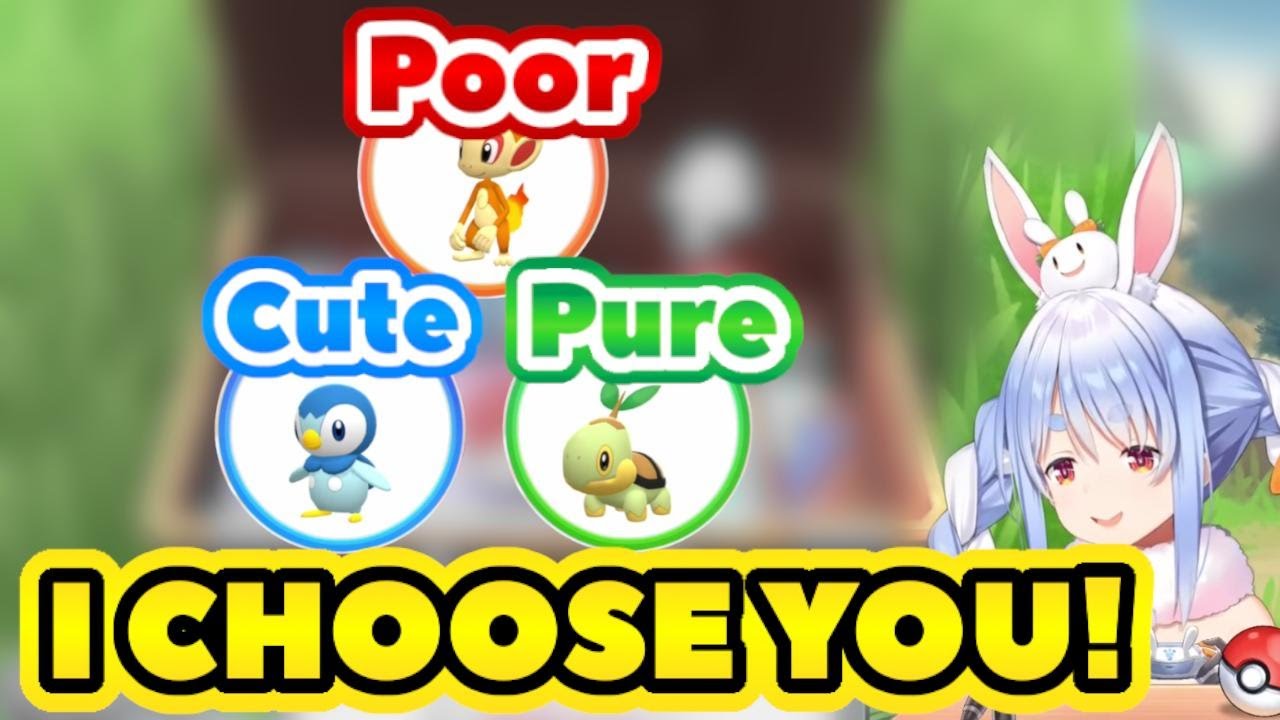 Pekora Struggles to Pick Pok&eacute;mon BDSP Partner【ENG Sub】【Usada Pekora / Hololive】
