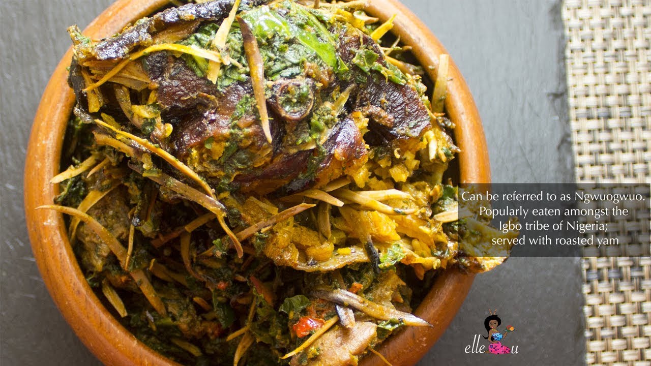 How to Make Vegetable Ugba | Ukpaka | Ngwuogwuo | Nigerian Food Recipes