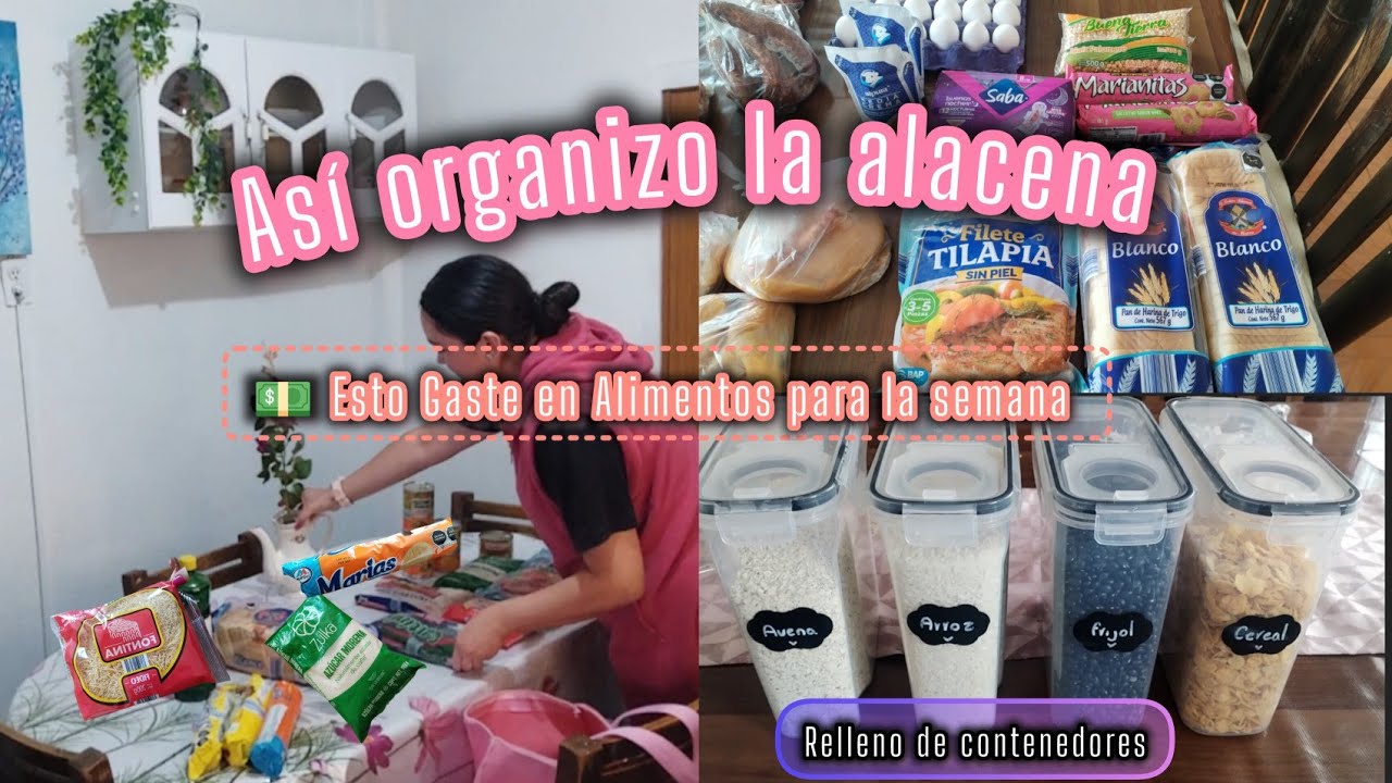 Organizando la Despensa y   compra de alimentos para la semana ✔️ 
