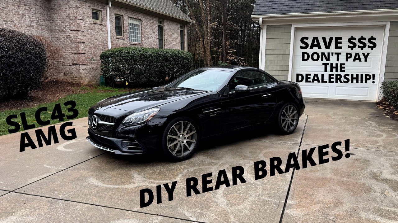 How to Replace REAR Brakes Mercedes SLC43 AMG