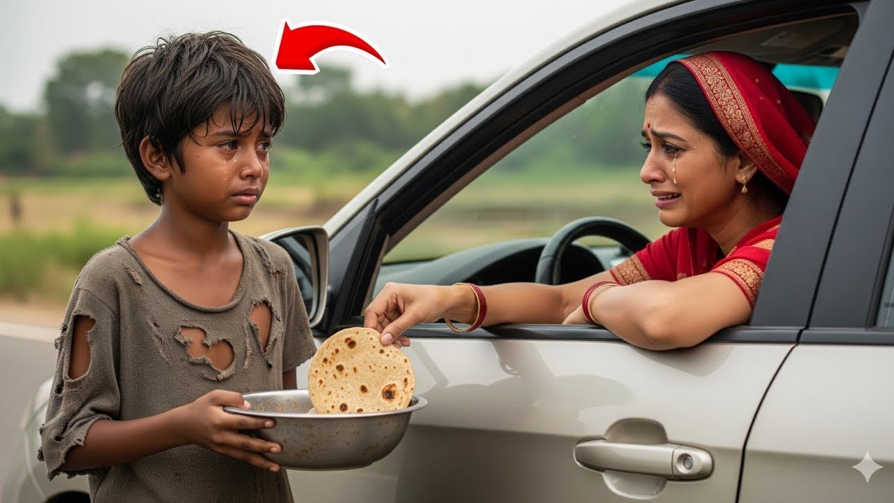 একজন কোটিপতি মা ভিআইপি গাড়িতে ভ্রমণ করছিলেন; তার নিজের ছেলে ফুটপাতে ভিক্ষা করতে তার কাছে আসলো...