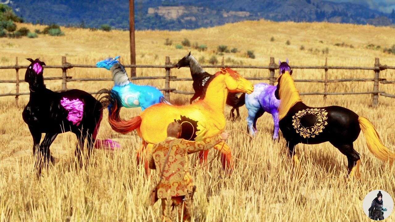 The Legendary Tamer | Arthur Morgan Finds a Ranch Filled with 6 Unique and Colorful Horses! 🌈🐴