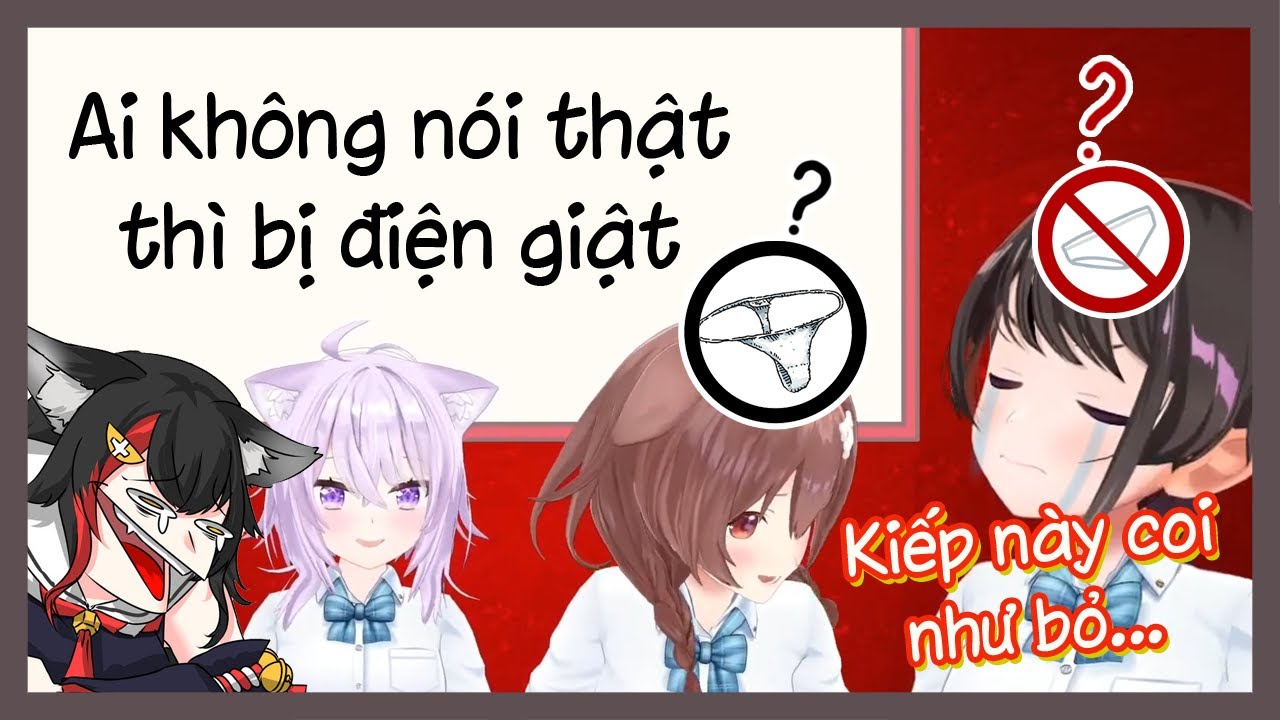 [Hololive Vietsub] Một máy kiểm tra nói dối và hai(?) cái quần lót