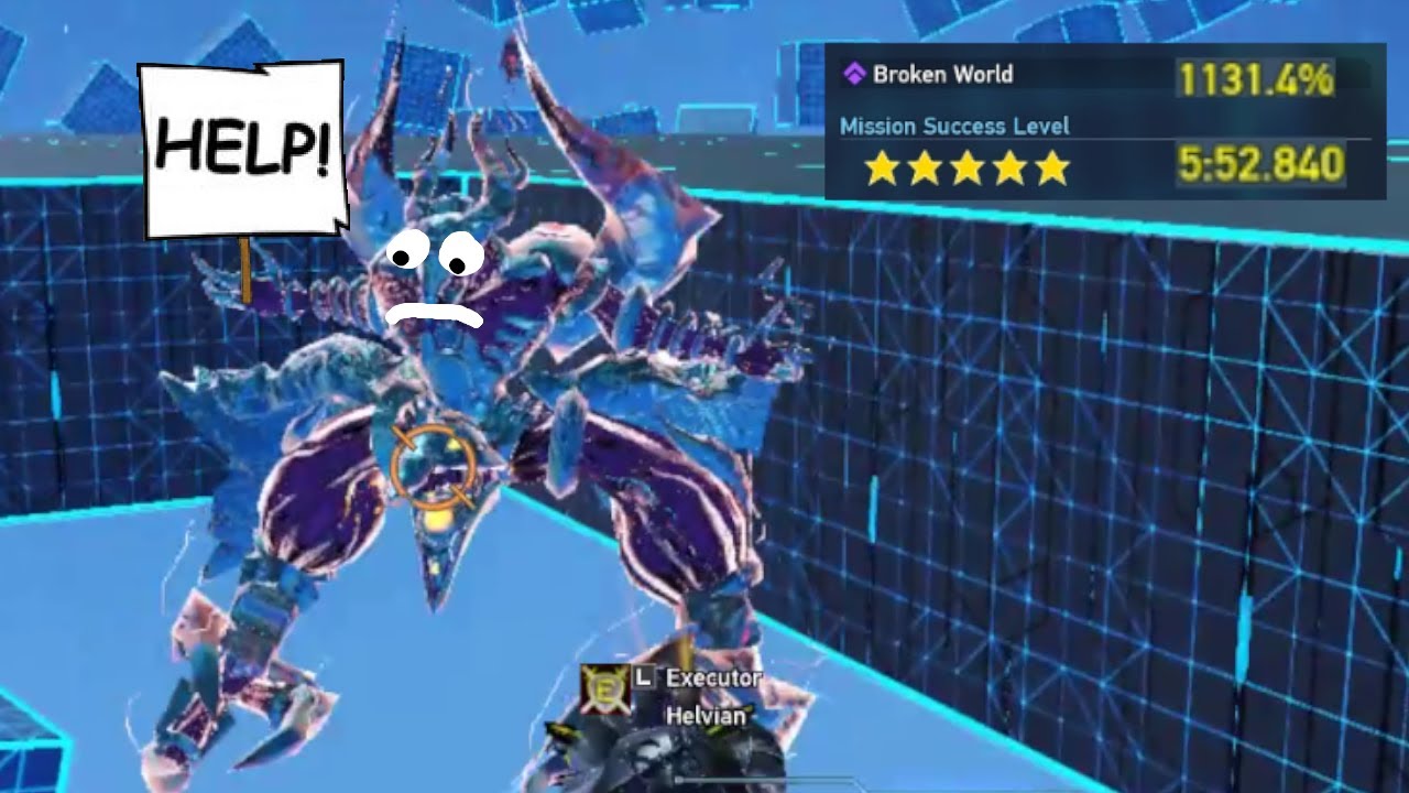 PSO2NGS ARKS Records: Broken World (1131.4%) 5:52.840 - Level 70 Gu/Ra