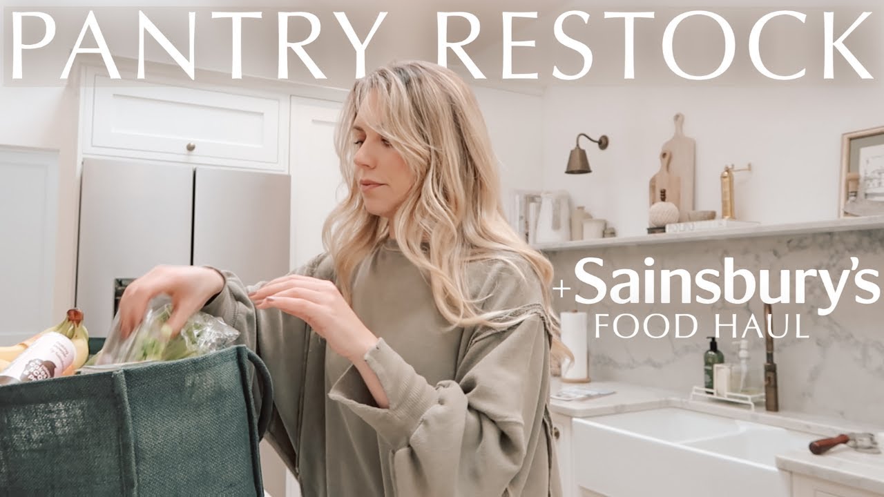 2026 ORGANISE WITH ME | Pantry restock Sainsbury Haul Food Shop & Charity Shop Donations