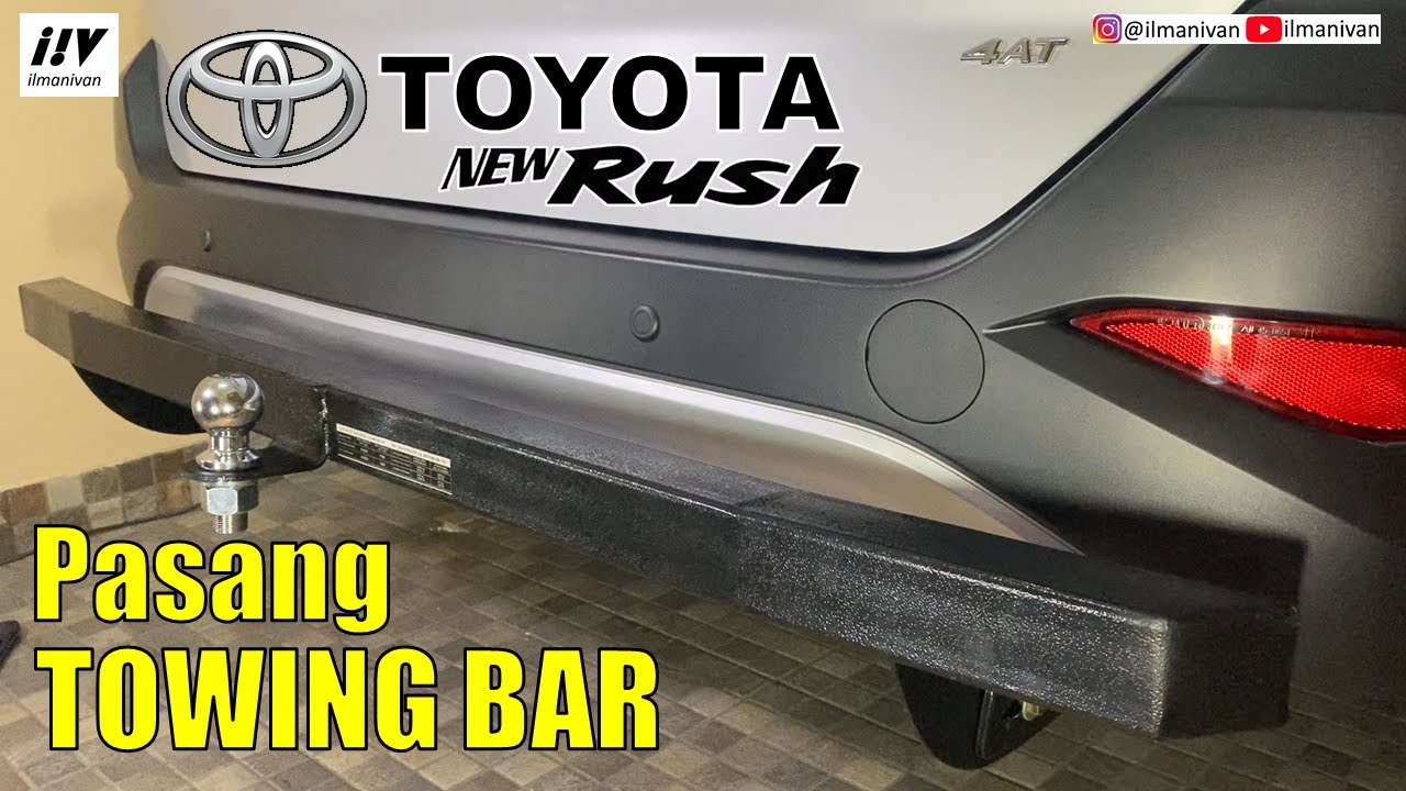 TOYOTA RUSH PASANG TOWING BAR BUMPER BELAKANG