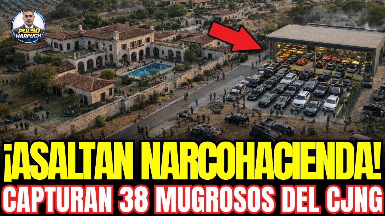 ¡ASALTO HACIENDA en JALISCO! Hacienda $95 Millones 38 Sicarios y 280 MURCIÉLAGOS CAPTURAN