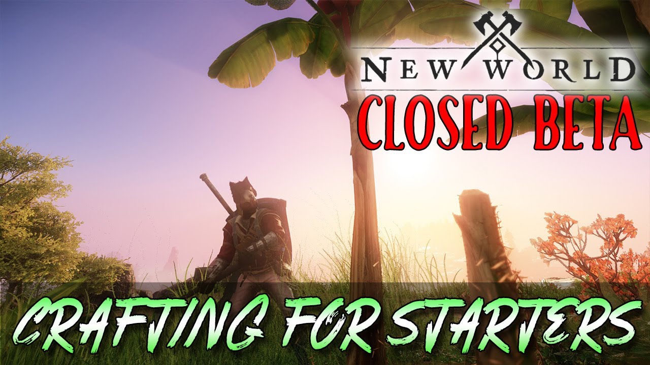 HOW CRAFTING WORKS IN NEW WORLD - Amazon Games Studio New World Closed Beta