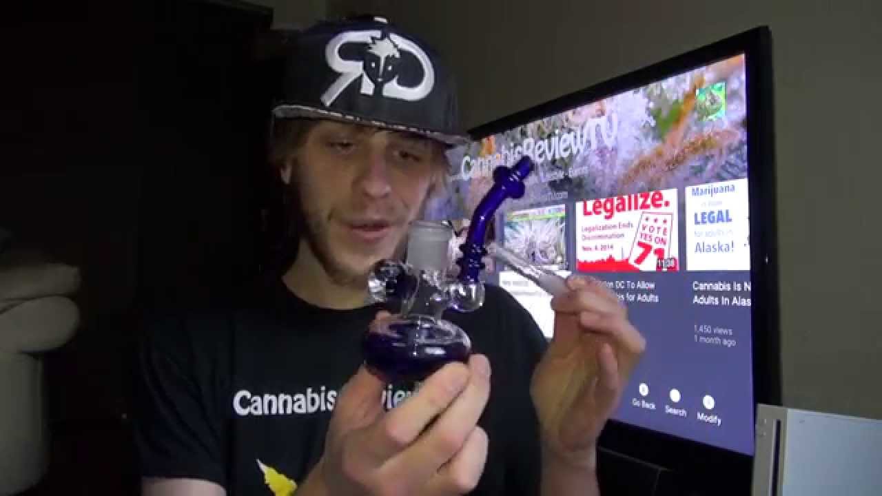 Marble Combo Sherlock Dab Rig & Flower Bubbler -CRTV