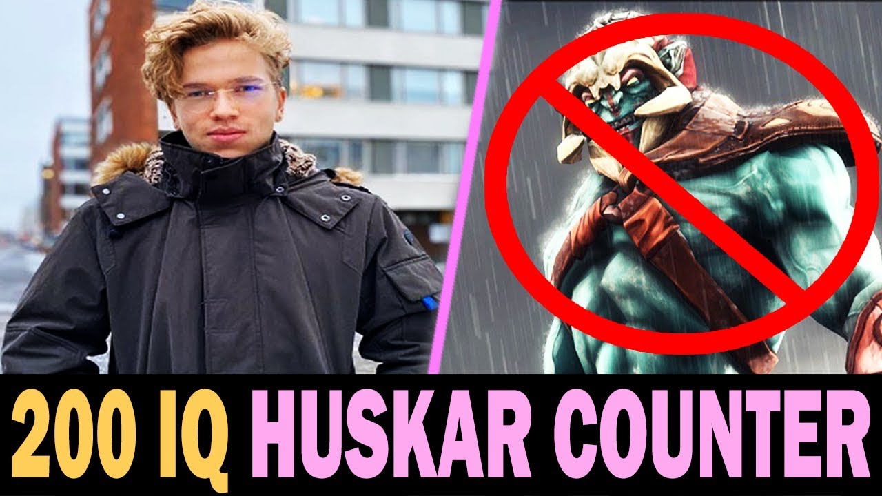 Topson 200 IQ COUNTER PICK vs MID HUSKAR DOTA 2