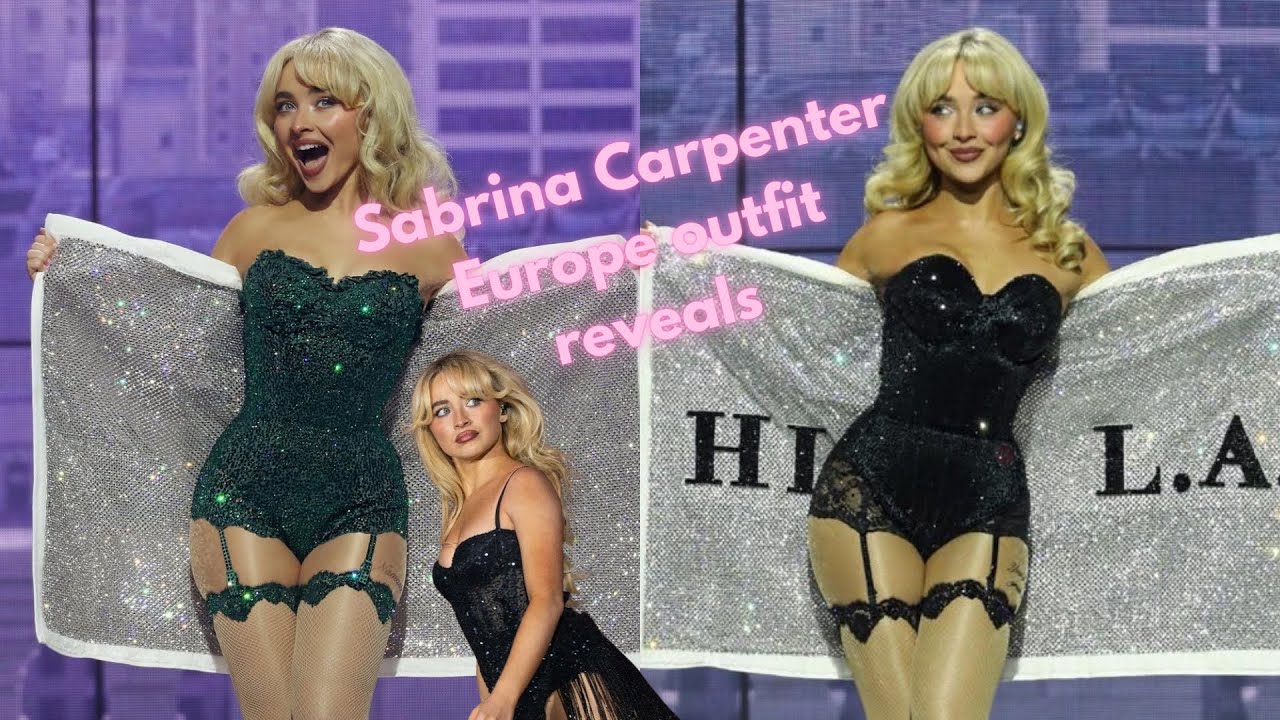 SABRINA CARPENTER BEST EUROPE OUTFITS REVEALS 💅