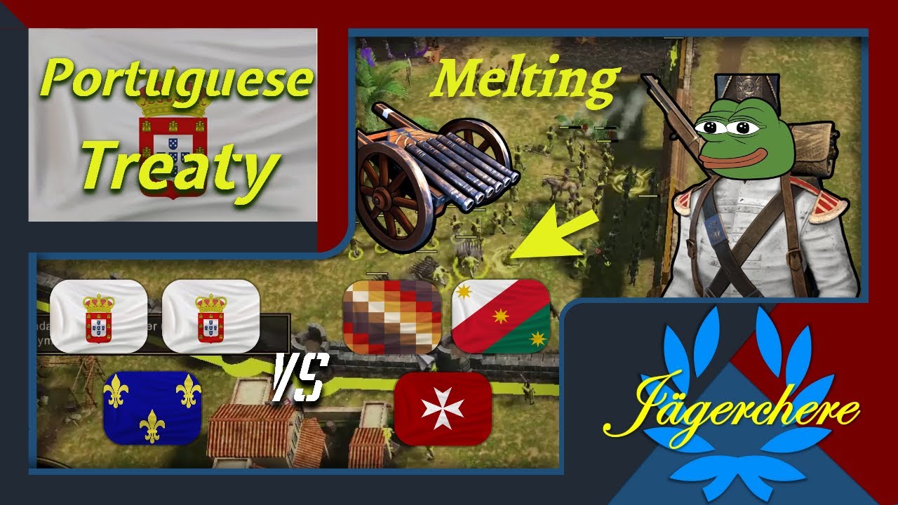 THE SHREDER IS HERE | 3v3 Treaty With Portuguese | AOE III: DE