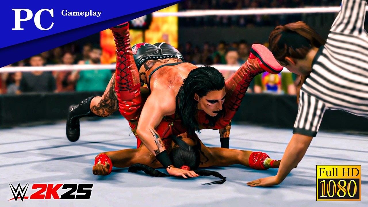 WWE 2K25 - Bianca Belair Vs Rhea Ripley at Kings and Queens of The Ring | PC Gameplay
