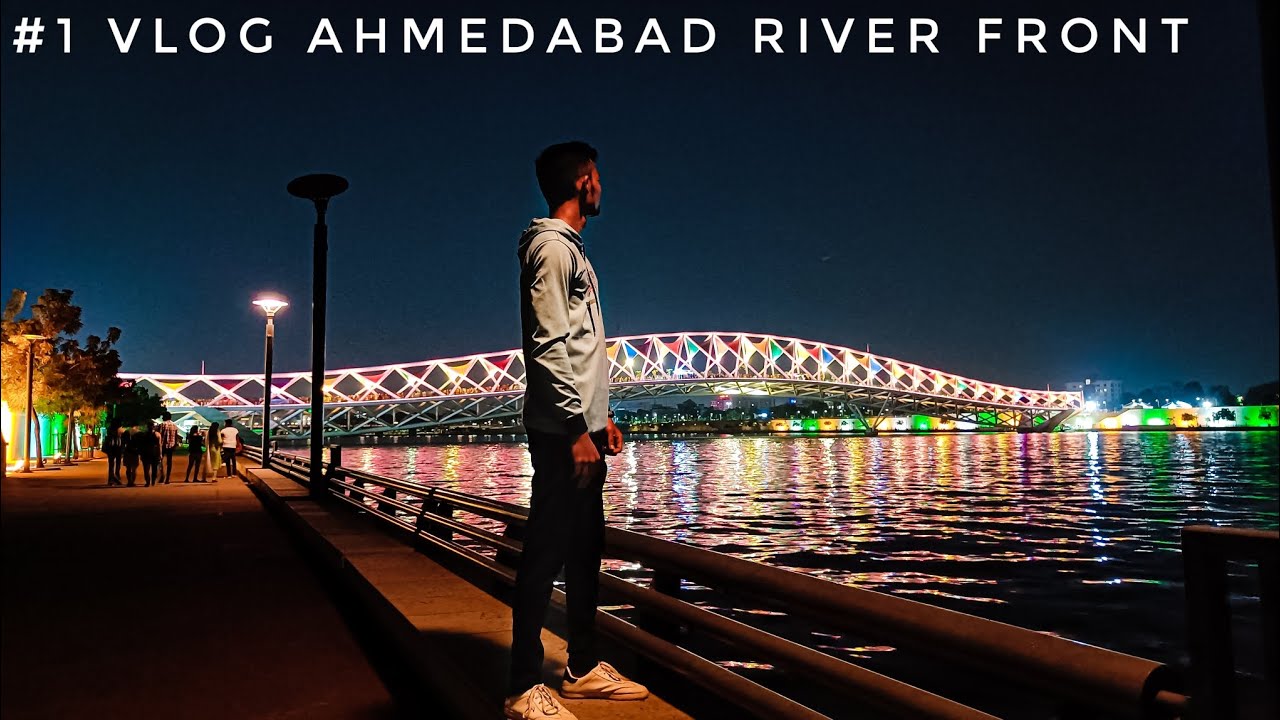 #1 My first vlog at Ahmedabad river front. Atal foot over bridge.