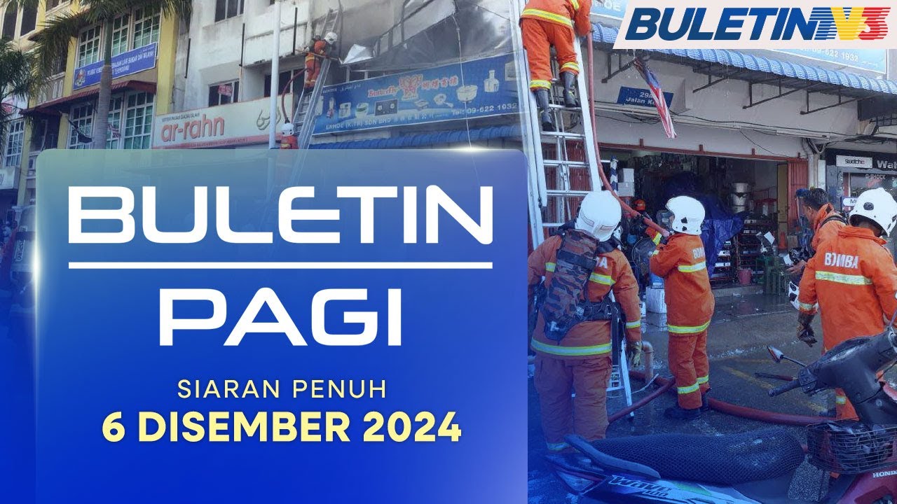 Warga Emas Nyaris Maut Terperangkap Dalam Kedai Terbakar | Buletin Pagi, 6 Disember 2024