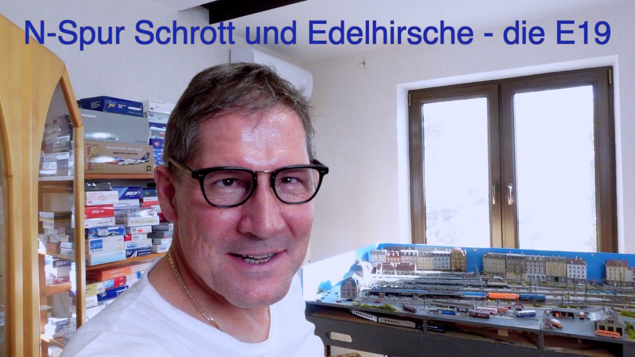 N-Spur Schrott und Edelhirsche sowie die neue Fleischmann E 19 und der F-Zug
