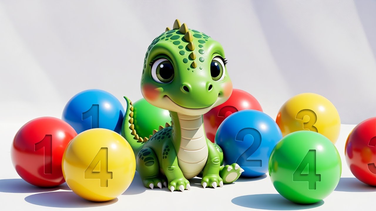 O Dinossauro Colorido Dança e Canta 🦕🎶🕺✨ | Canção Infantil