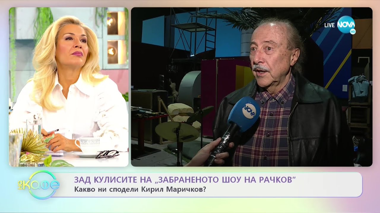 Зад кулисите на „Забраненото шоу на Рачков” - Какво ни сподели Кирил Маричков? - „На кафе”