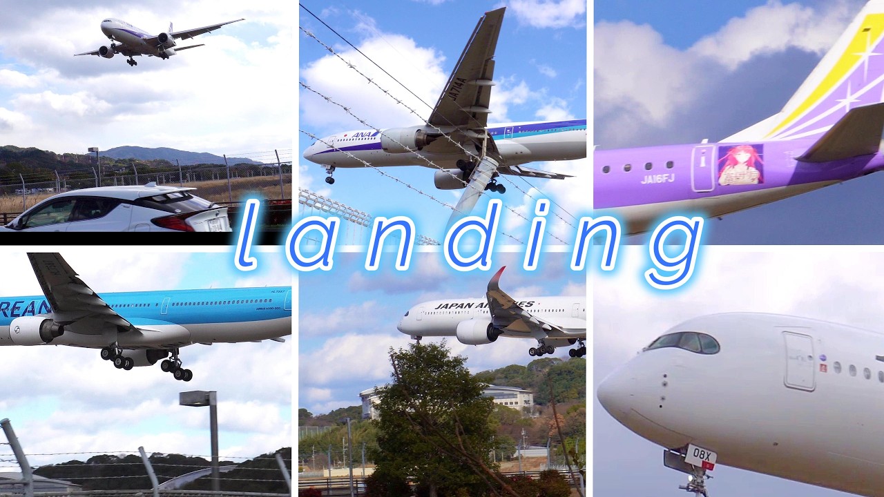 Airplane landing 1