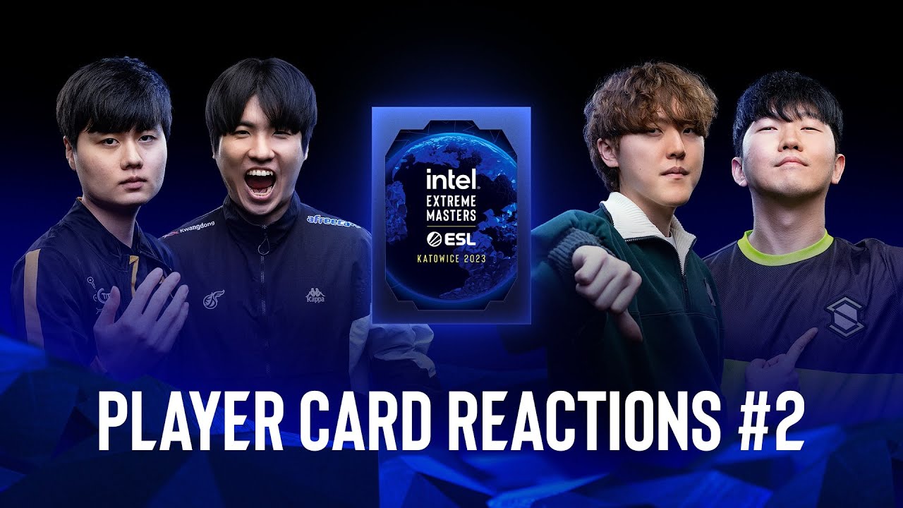 IEM SC2 Katowice 2023 - Player Card Reactions #2 - Zoun, Classic, soO,  Ryung